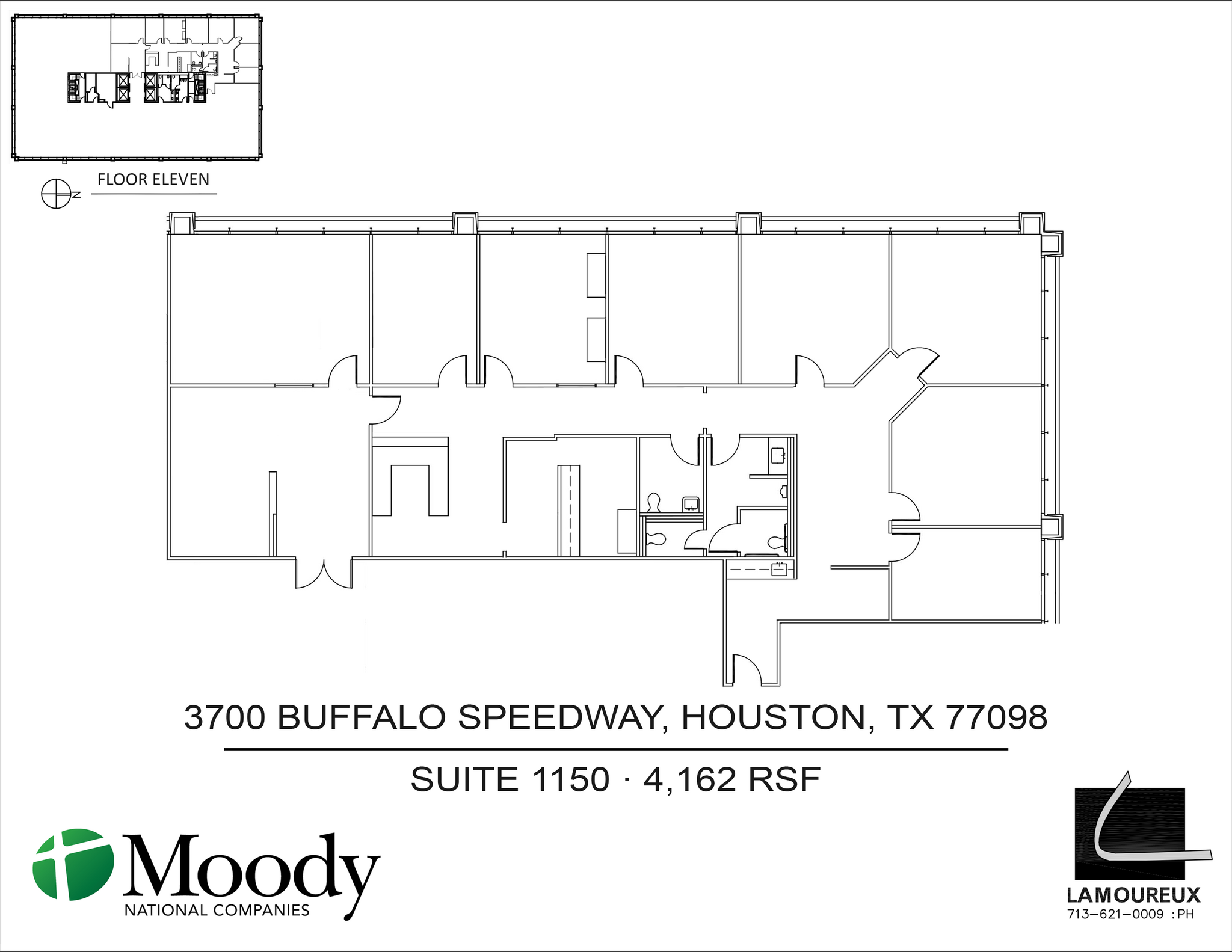 3700 Buffalo Speedway, Houston, TX for lease Floor Plan- Image 1 of 1