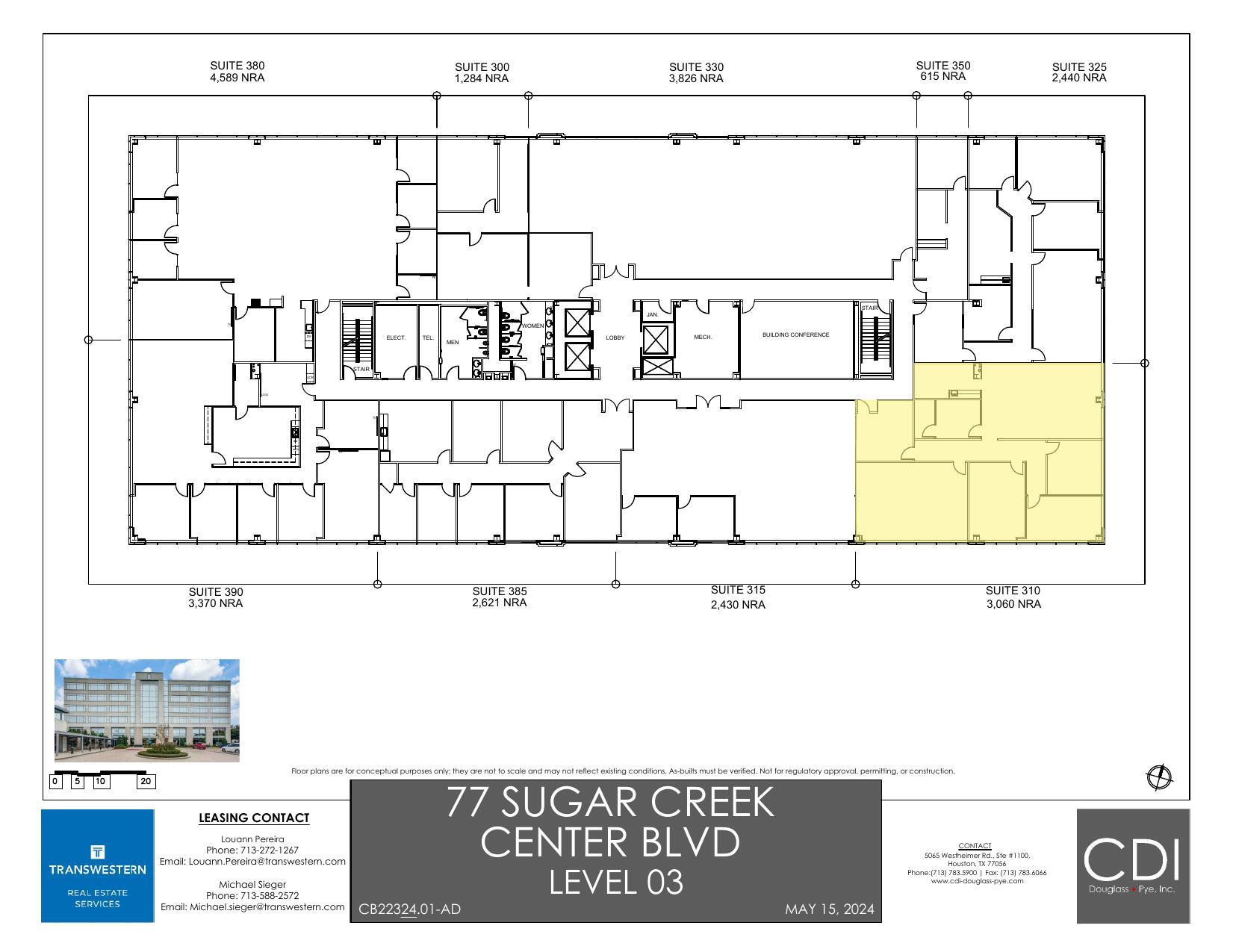 77 Sugar Creek Center Blvd, Sugar Land, TX for lease Floor Plan- Image 1 of 1