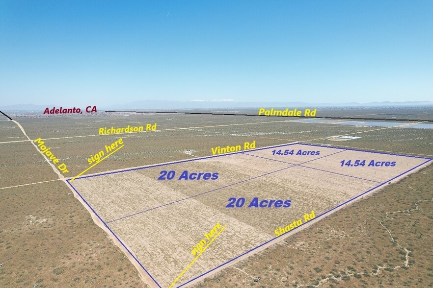 0 Mojave, Adelanto, CA for sale - Primary Photo - Image 1 of 8