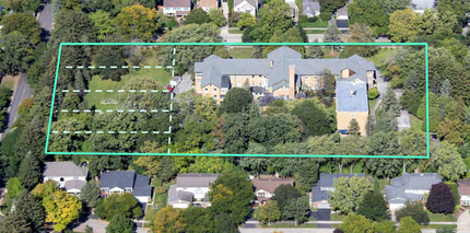 2221 Elmwood Ave, Wilmette, IL - aerial  map view