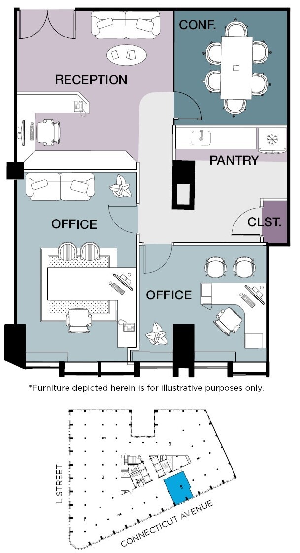 1025 Connecticut Ave NW, Washington, DC for lease Floor Plan- Image 1 of 1