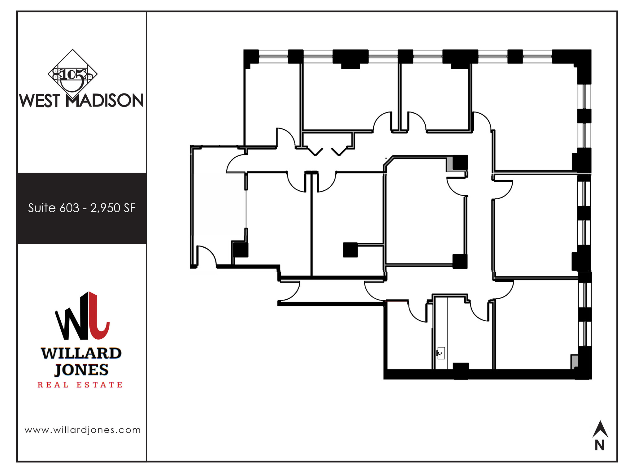 105 W Madison St, Chicago, IL for lease Floor Plan- Image 1 of 1