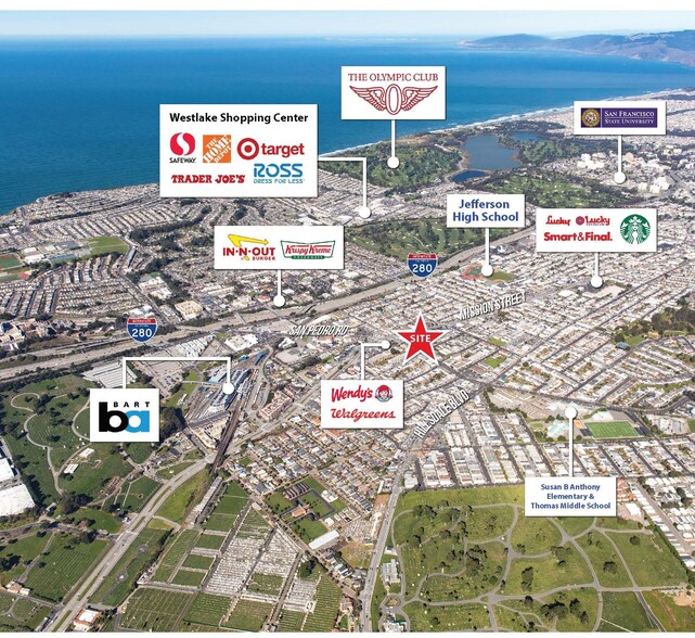 7395 Mission St, Daly City, CA for lease - Aerial - Image 2 of 2