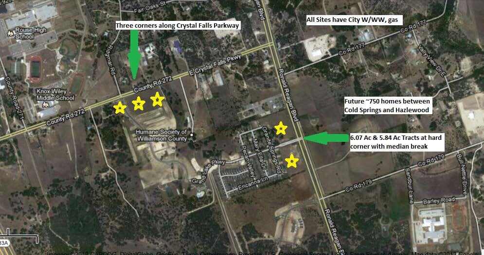 E Crystal Falls Pkwy & Ridgmar Rd, Leander, TX for sale Primary Photo- Image 1 of 1