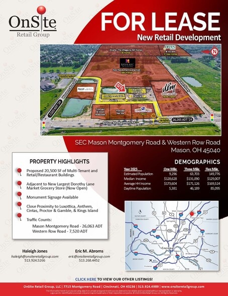 SEC Mason Montgomery & Western Row Rd, Mason, OH for lease - Building Photo - Image 1 of 1