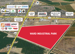 Southeast Corner of E Pacheco & Ward Rd blvd, Los Banos, CA - aerial  map view - Image1