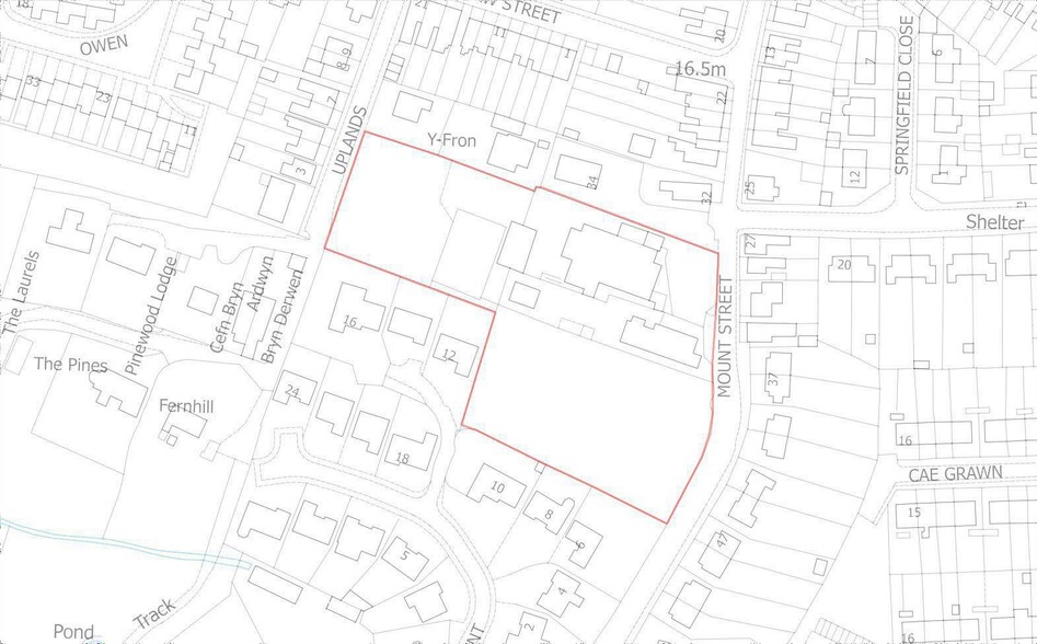 34 Mount St, Swansea for sale - Site Plan - Image 2 of 3