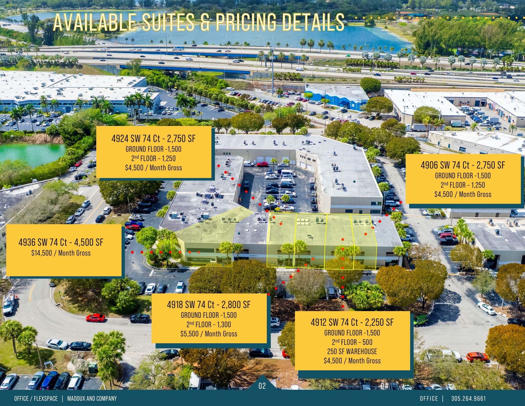4900-4936 SW 74th Ct, Miami, FL for lease Interior Photo- Image 1 of 3