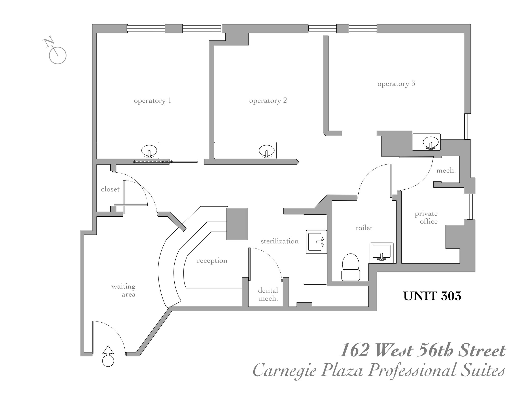 162 W 56th St, New York, NY for lease Floor Plan- Image 1 of 1