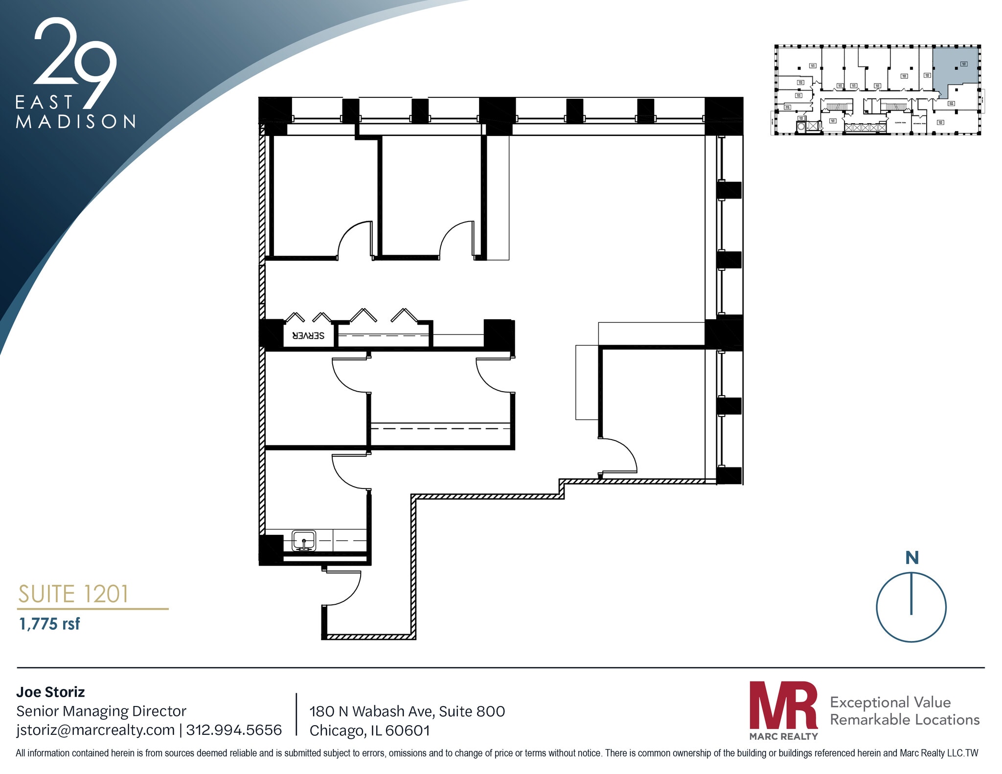 29 E Madison St, Chicago, IL for lease Floor Plan- Image 1 of 1