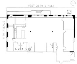 555 W 25th St, New York, NY for lease Floor Plan- Image 1 of 4