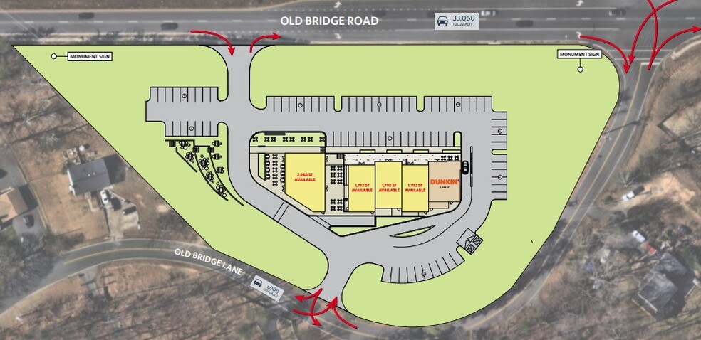 3909 Old Bridge Rd, Woodbridge, VA for lease - Site Plan - Image 2 of 2