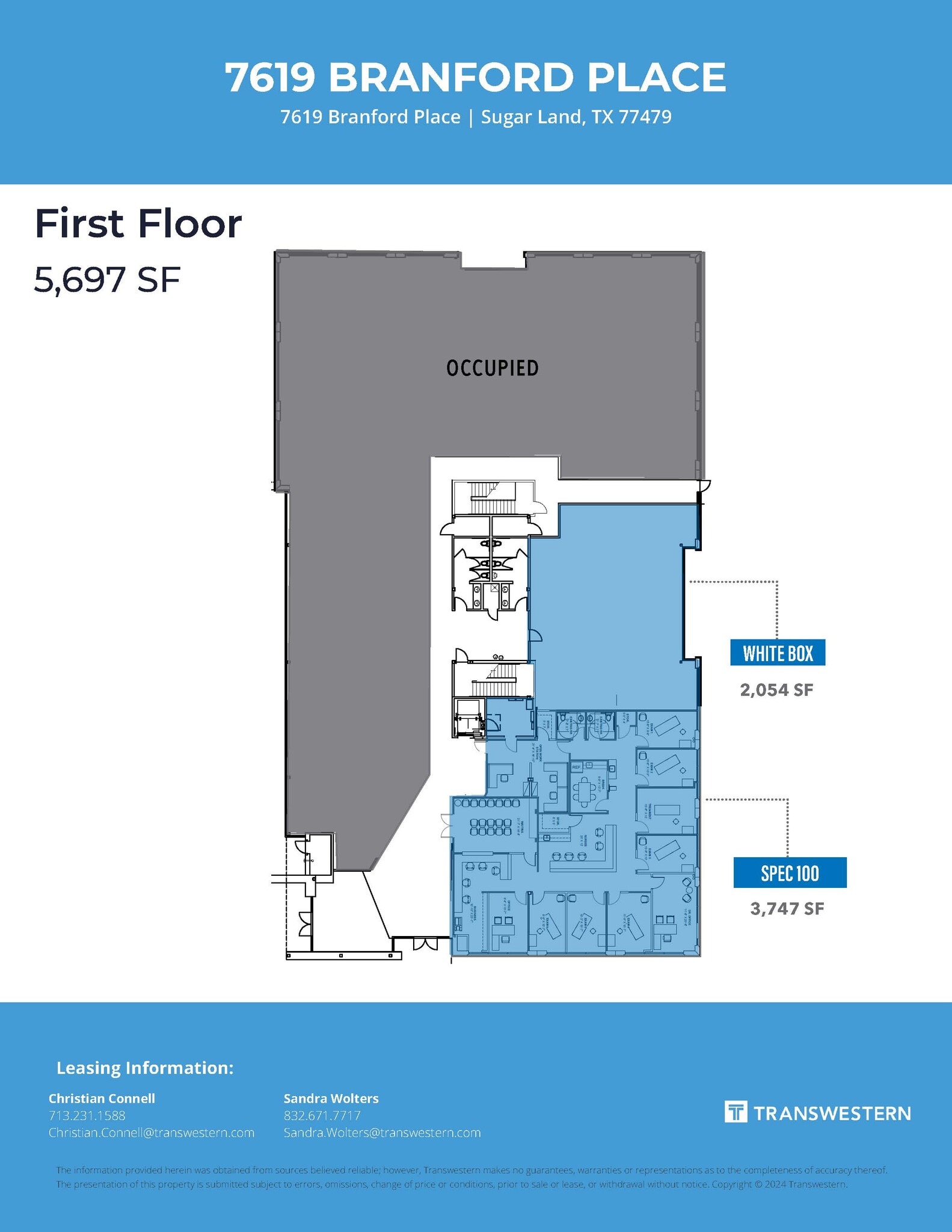 7619 Branford Pl, Sugar Land, TX for lease Interior Photo- Image 1 of 1