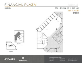 7730 E Belleview Ave, Greenwood Village, CO for lease Floor Plan- Image 1 of 2