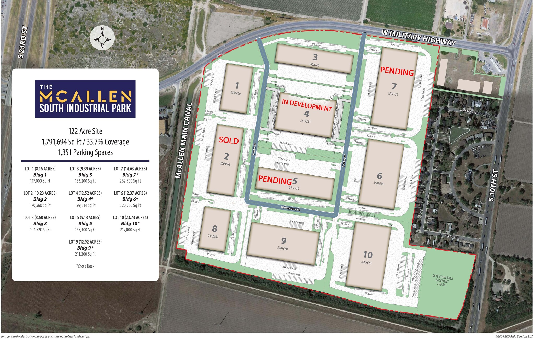 1601 W Military Hwy, McAllen, TX for sale Site Plan- Image 1 of 2