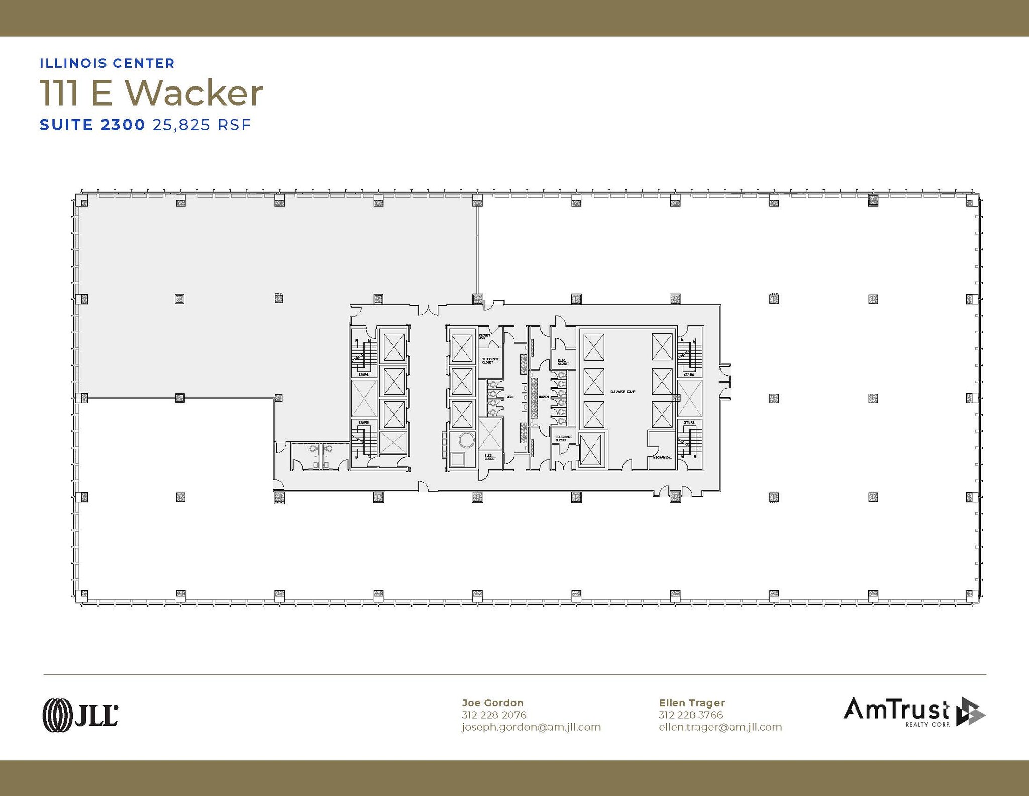 111 E Wacker Dr, Chicago, IL for lease Floor Plan- Image 1 of 1