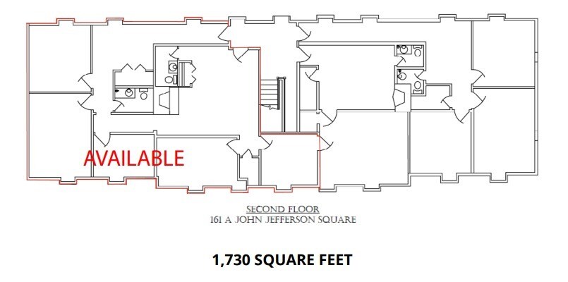 161-A John Jefferson Rd, Williamsburg, VA for lease Floor Plan- Image 1 of 1