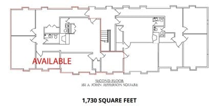 161-A John Jefferson Rd, Williamsburg, VA for lease Floor Plan- Image 1 of 1