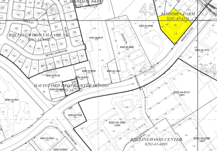 13370 Minnieville Rd, Woodbridge, VA for lease - Plat Map - Image 2 of 2