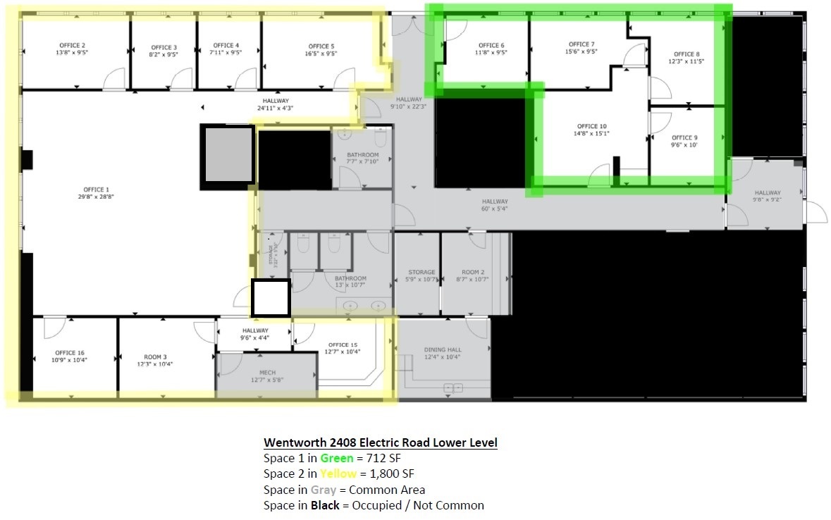 2408 Electric Rd, Roanoke, VA for lease Floor Plan- Image 1 of 1