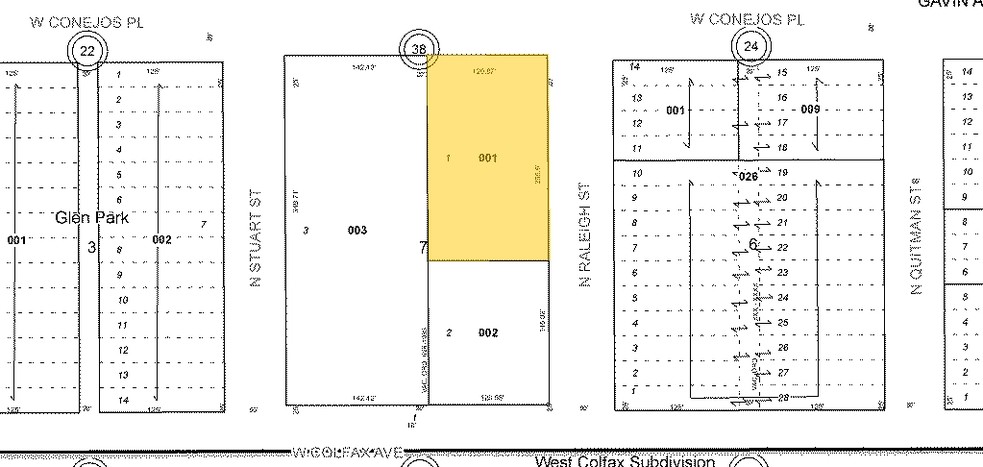 1525 Raleigh St, Denver, CO for lease - Plat Map - Image 2 of 10