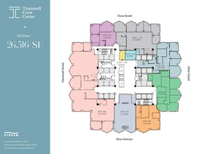 2001 Ross Ave, Dallas, TX for lease Floor Plan- Image 1 of 2