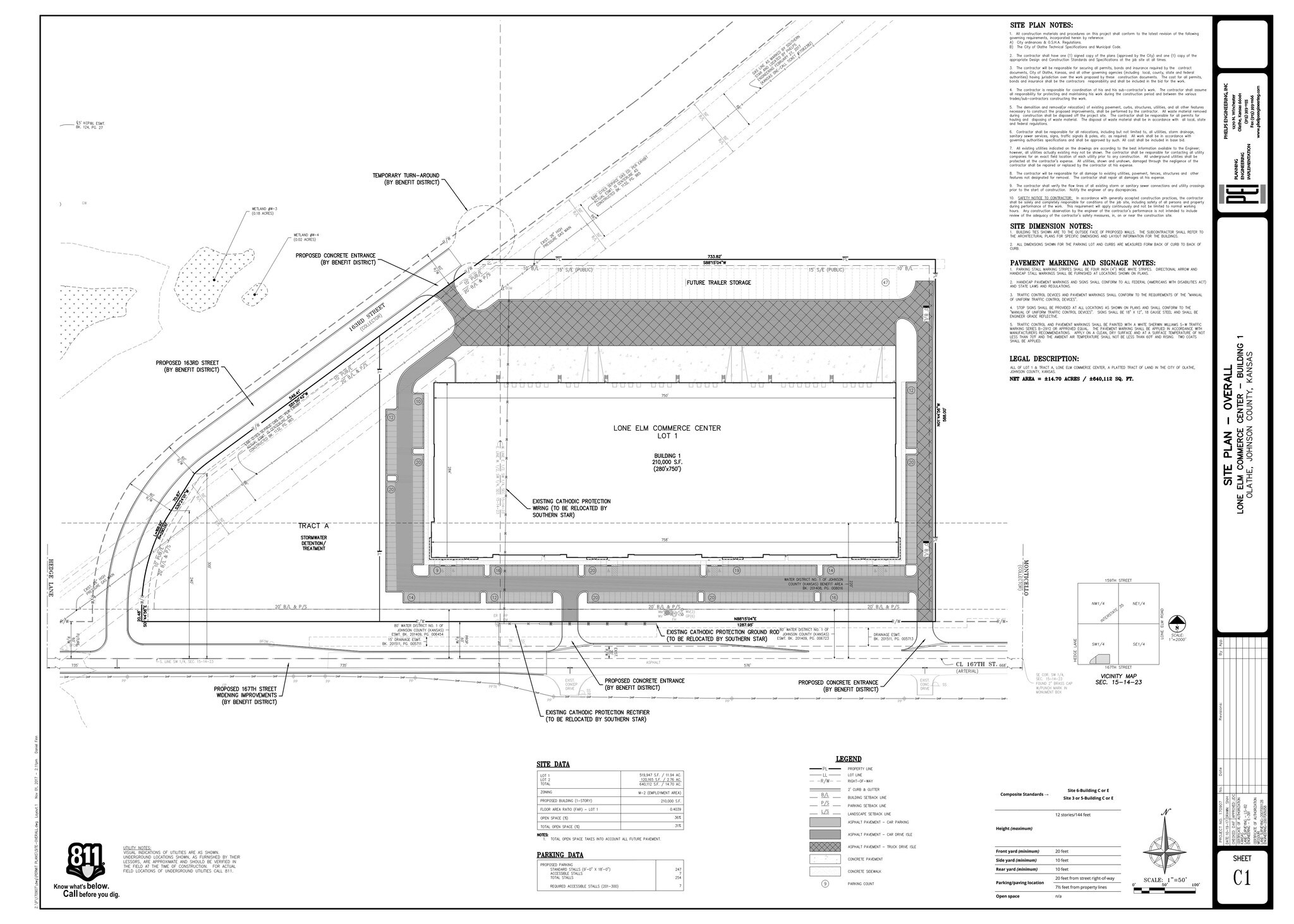 22610-22614 W 167th St, Olathe, KS for sale Site Plan- Image 1 of 1