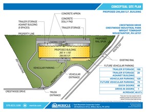 1201 Crestwood Dr, Mountain Top, PA for lease Site Plan- Image 2 of 2