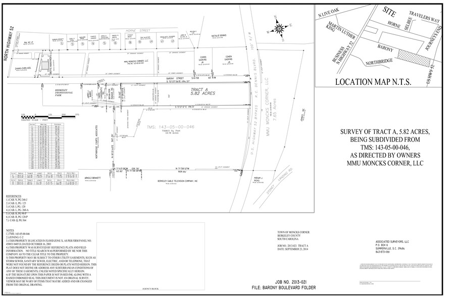 Barony St, Moncks Corner, SC for sale - Site Plan - Image 3 of 3