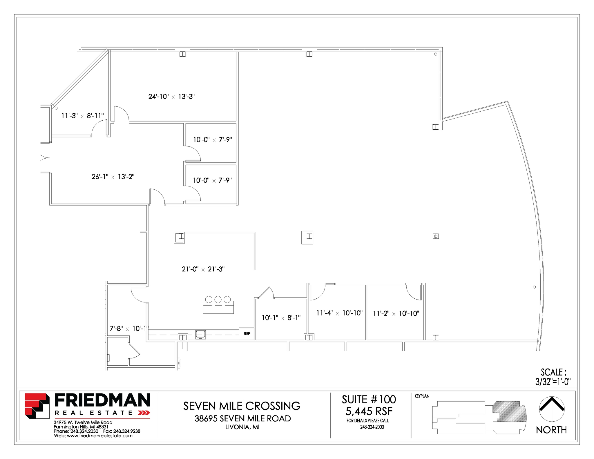 38705 7 Mile Rd, Livonia, MI for lease Floor Plan- Image 1 of 1