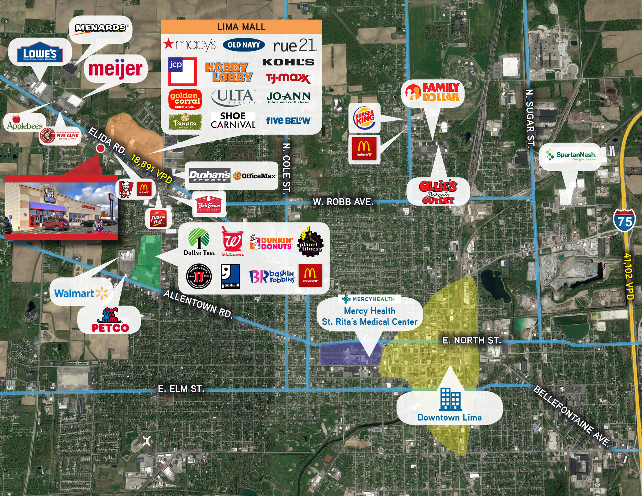 2809 Elida Rd, Lima, OH 45805 - Retail for Lease | LoopNet