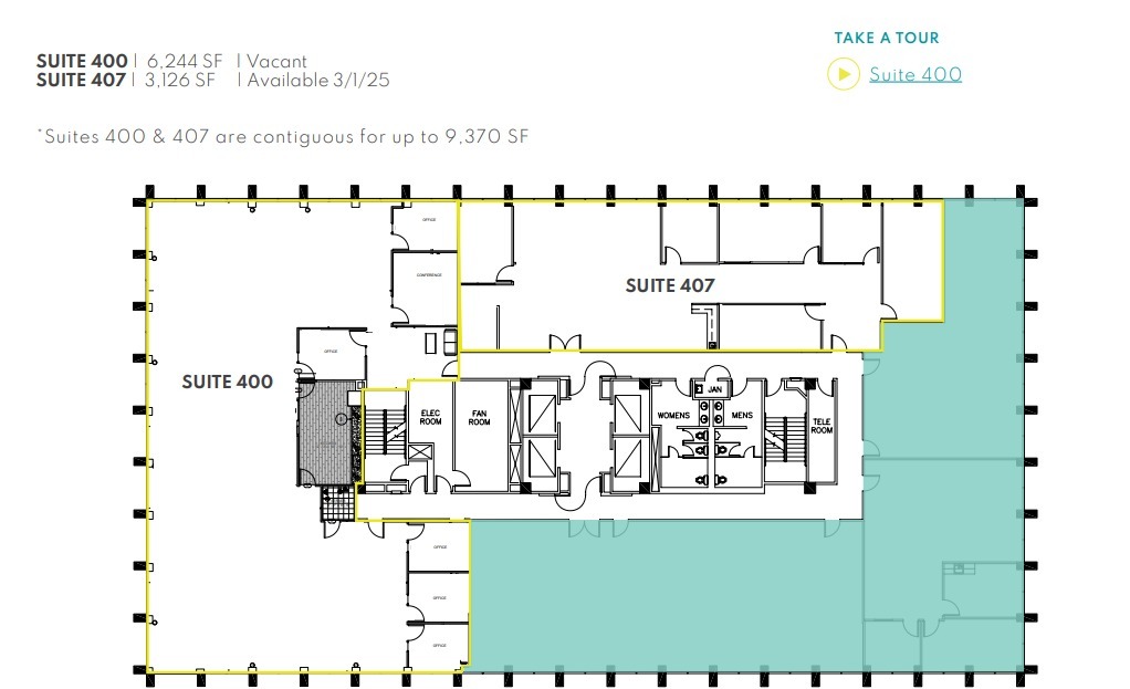 591 Camino de la Reina, San Diego, CA for lease Floor Plan- Image 1 of 1