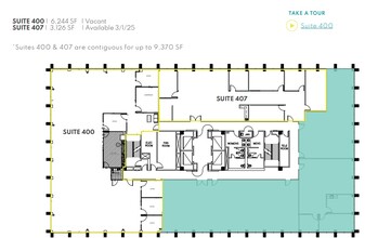 591 Camino de la Reina, San Diego, CA for lease Floor Plan- Image 1 of 1