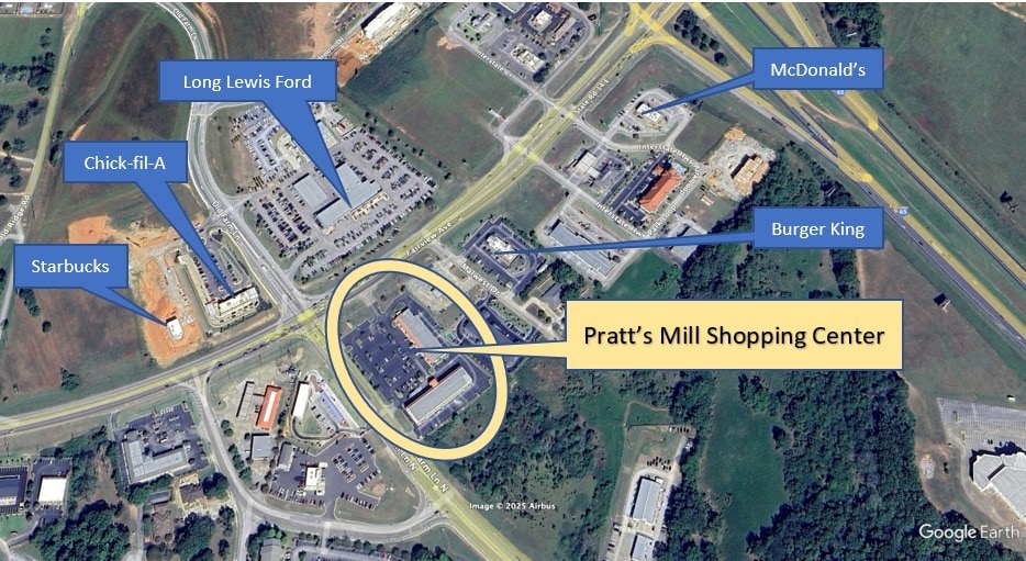 2082 Fairview Ave, Prattville, AL for lease - Aerial - Image 2 of 3