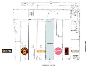 2375-2399 Telegraph Ave, Berkeley, CA for lease Floor Plan- Image 2 of 2