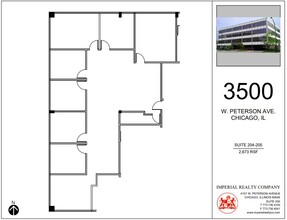 3500 W Peterson Ave, Chicago, IL for lease Floor Plan- Image 1 of 12