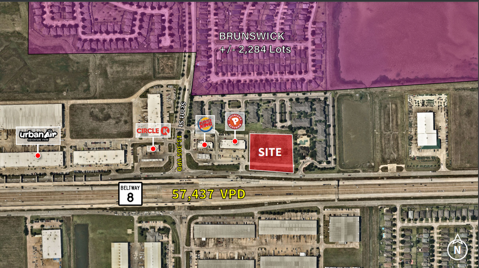 Beltway 8 and Scott St, Houston, TX for sale - Building Photo - Image 1 of 1