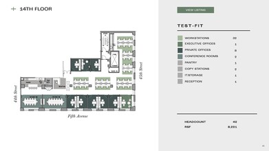 530 Fifth Ave, New York, NY for lease Floor Plan- Image 1 of 1