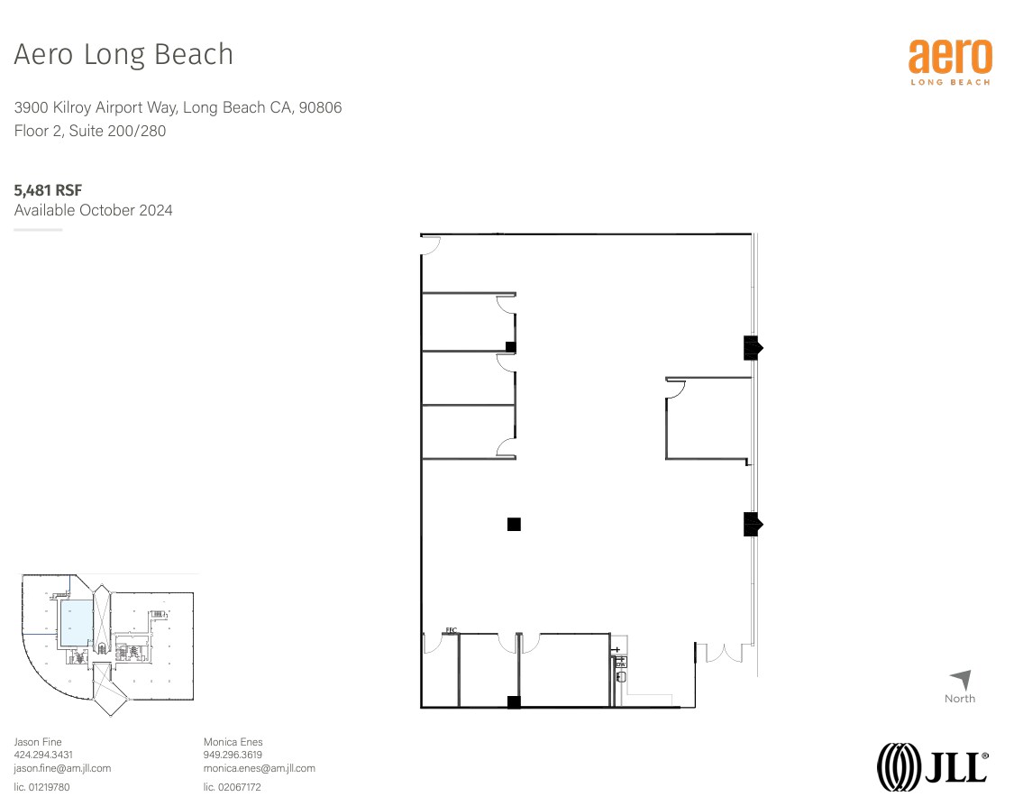 3900 Kilroy Airport Way, Long Beach, CA for lease Floor Plan- Image 1 of 1