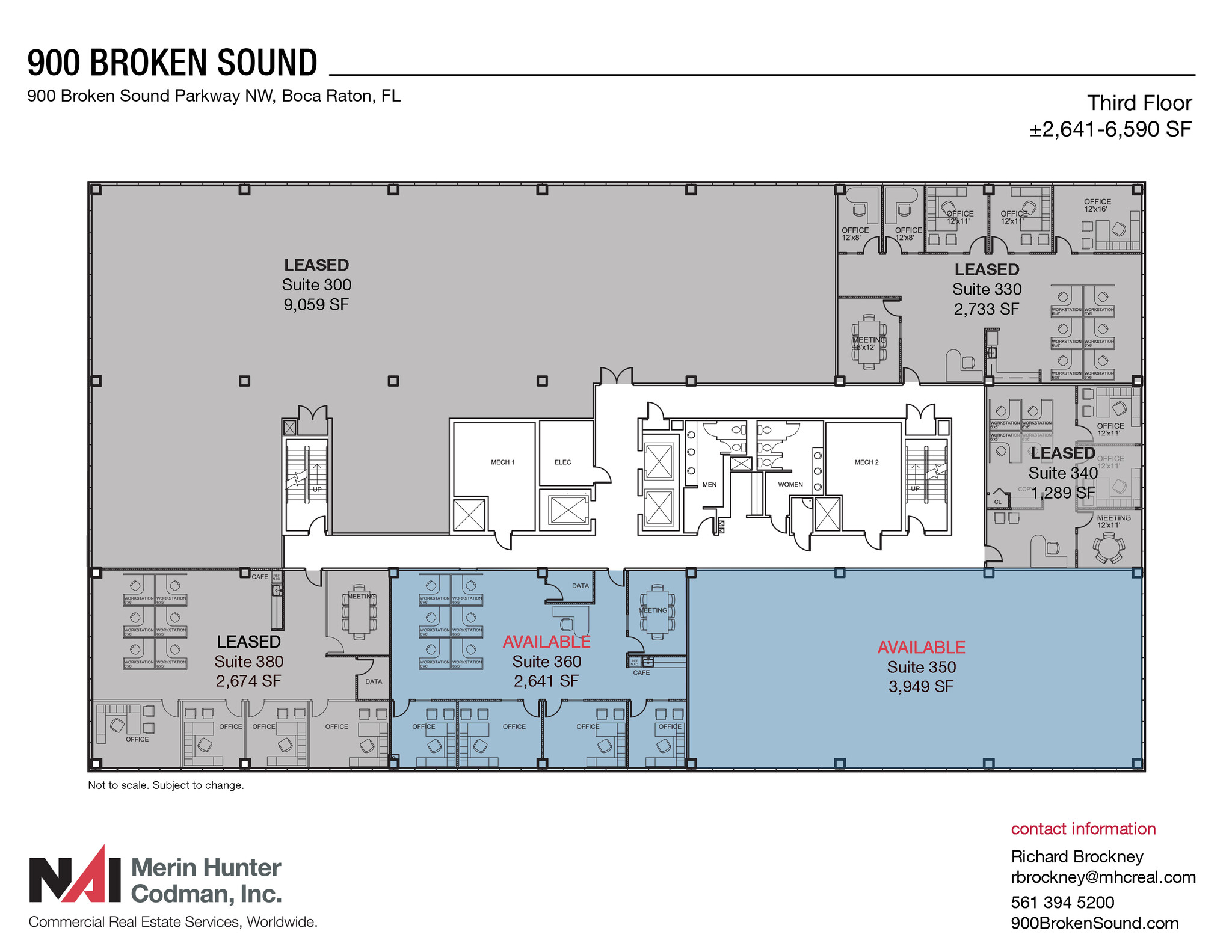 900 Broken Sound Pky NW, Boca Raton, FL for lease Floor Plan- Image 1 of 11