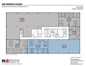 900 Broken Sound Pky NW, Boca Raton, FL for lease Floor Plan- Image 1 of 11