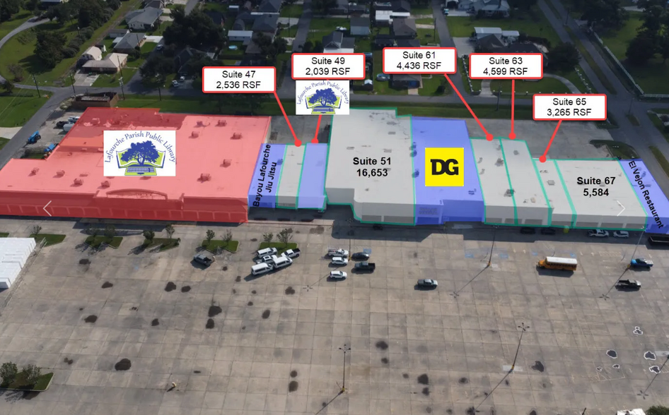 16245-16263 E Main St, Galliano, LA for lease - Site Plan - Image 3 of 3