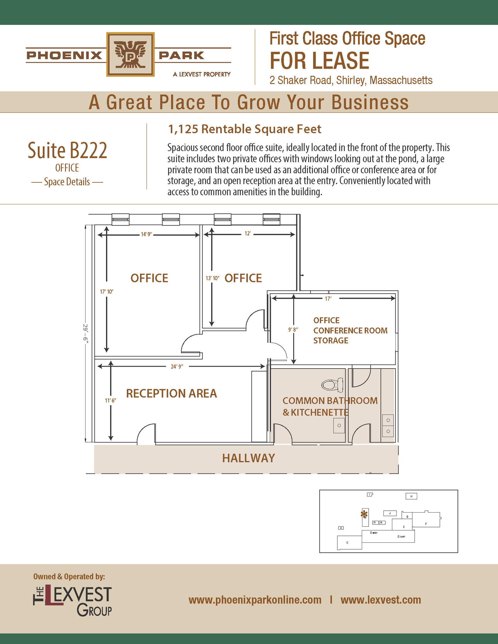 2 Shaker Rd, Shirley, MA for lease Floor Plan- Image 1 of 1