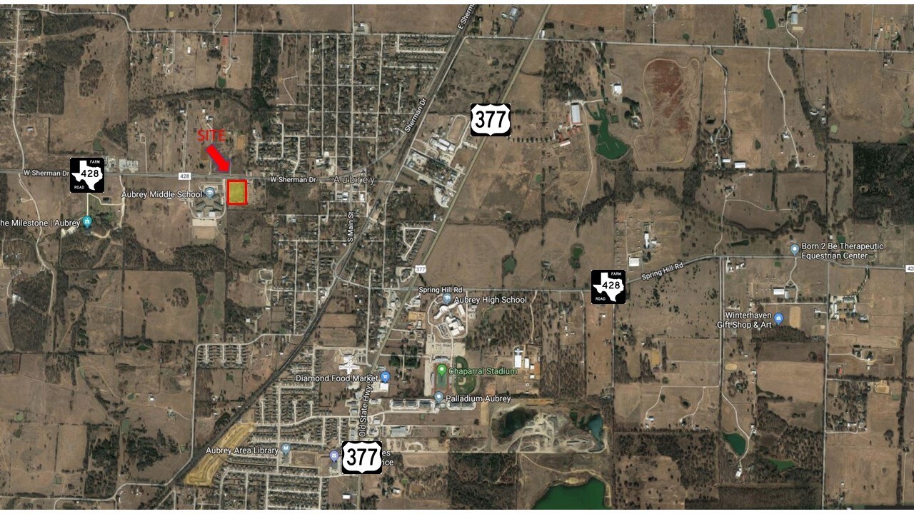 FM 428, Aubrey, TX 76227 HIGH VISIBILITY RETAIL LAND