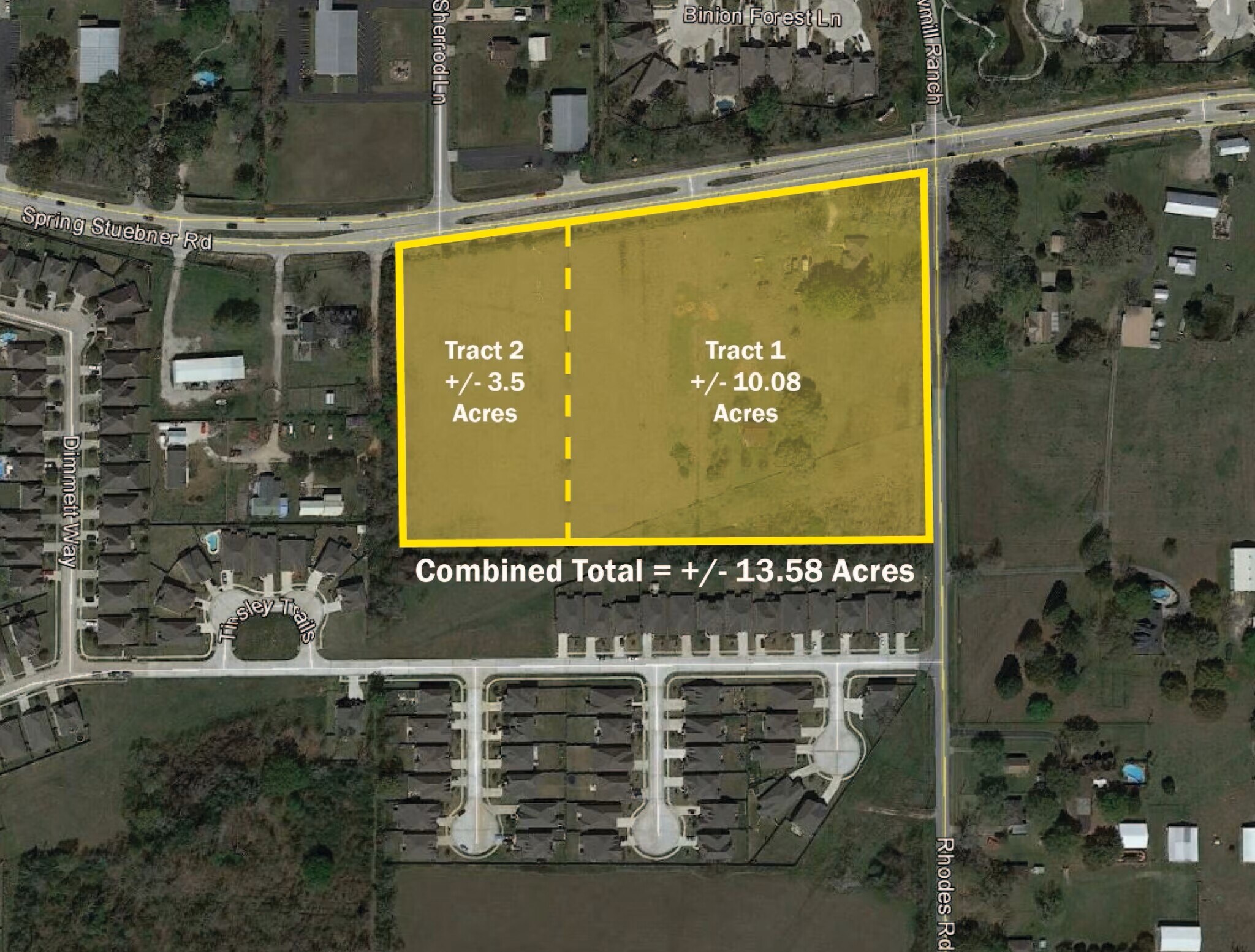 0 Spring Stuebner & Rhodes Rd, Spring, TX for sale Primary Photo- Image 1 of 3