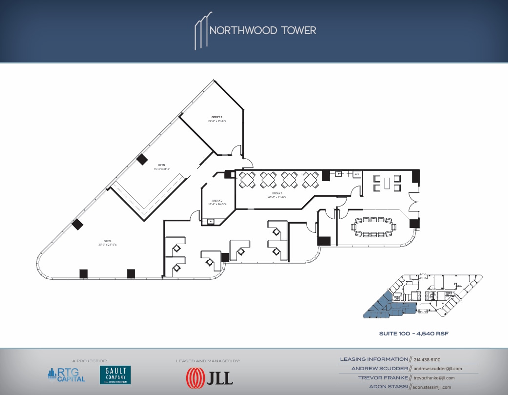5757 Alpha Rd, Dallas, TX for lease Floor Plan- Image 1 of 1