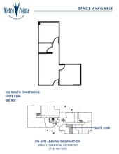 950 S Coast Dr, Costa Mesa, CA for lease Floor Plan- Image 1 of 1