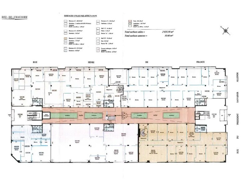 Office in Bezons for lease - Floor Plan - Image 3 of 5