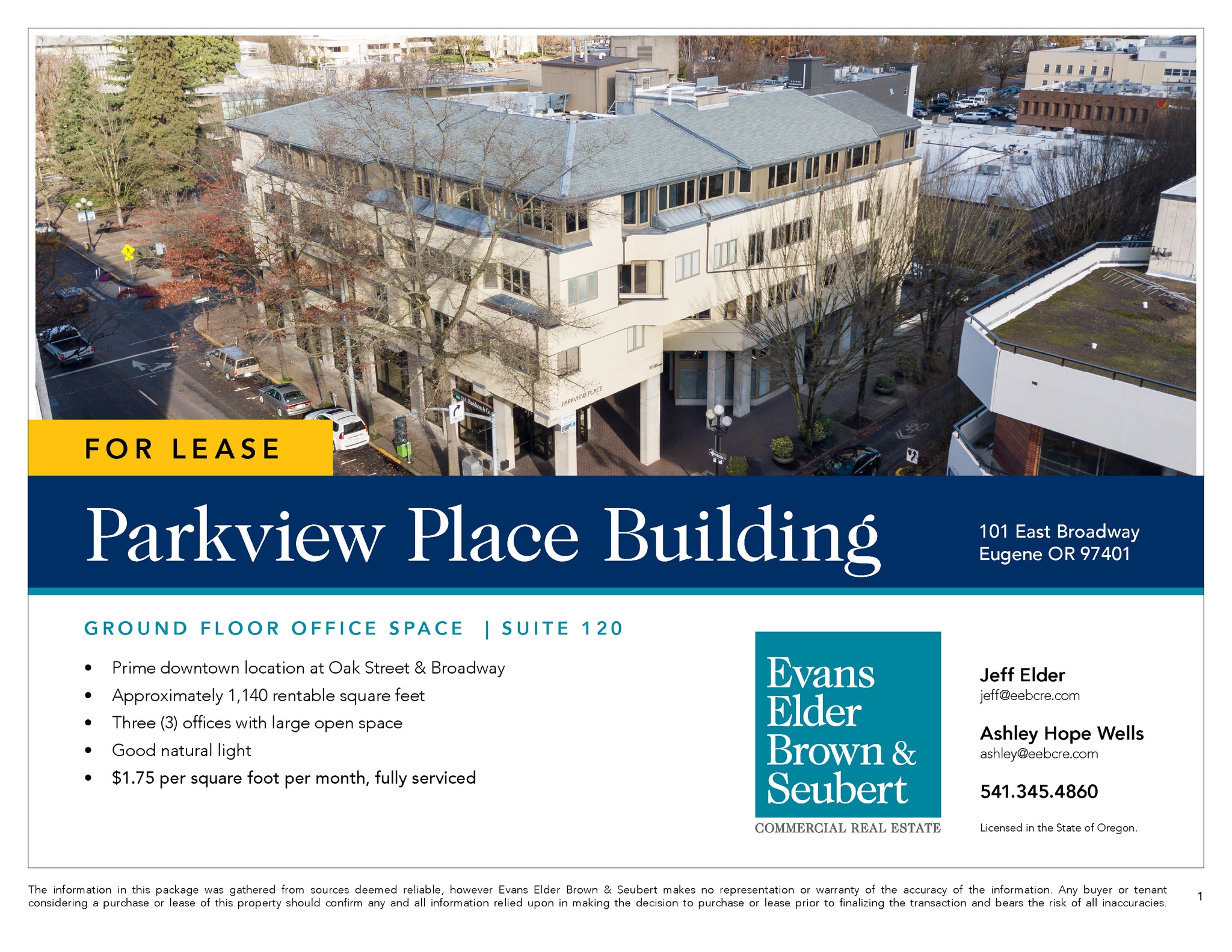 101 E Broadway Ave, Eugene, OR for lease Interior Photo- Image 1 of 3