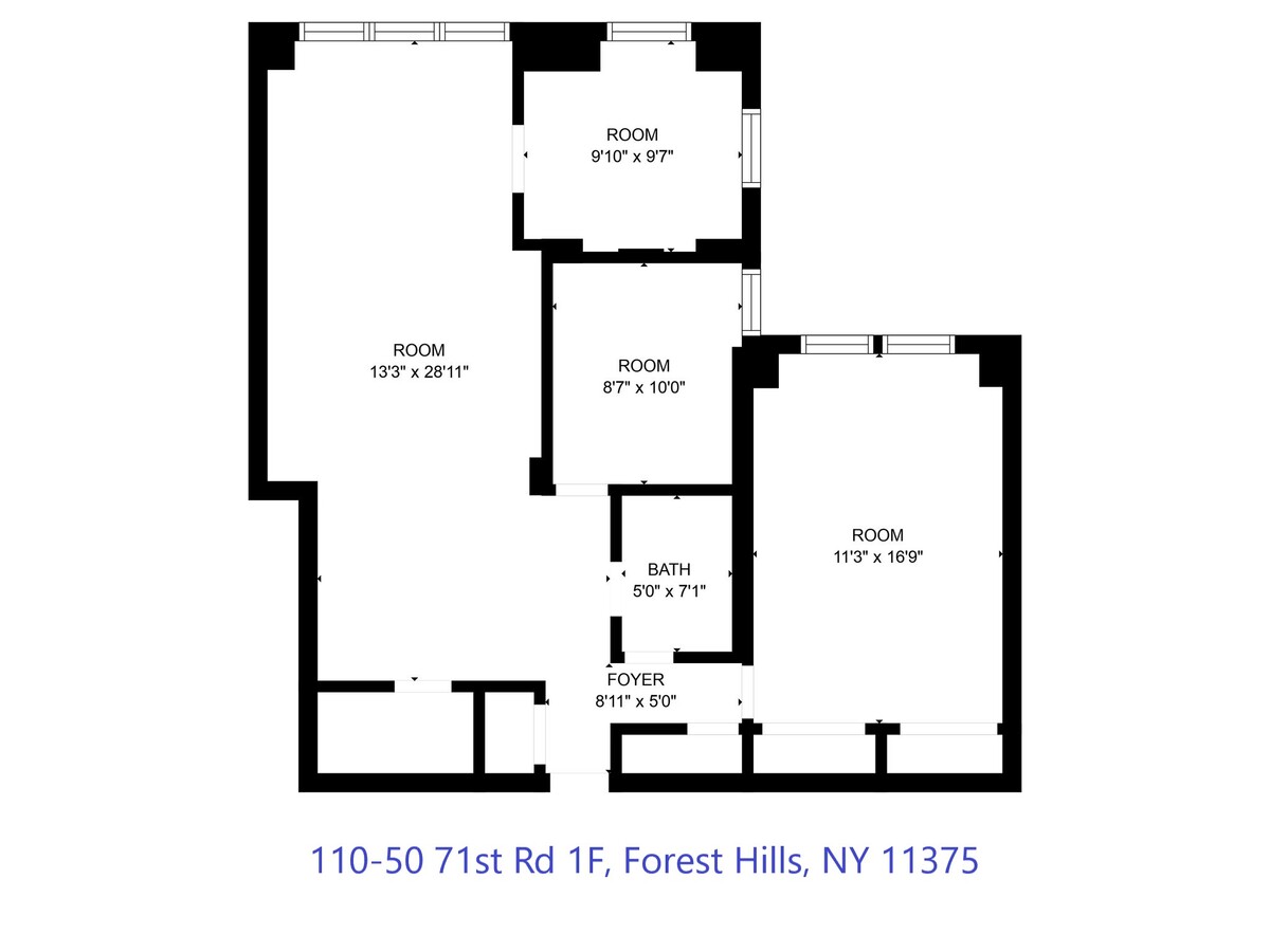 11050 71st Rd, Forest Hills, NY 11375 - Unit F -  - Floor Plan - Image 1 of 1